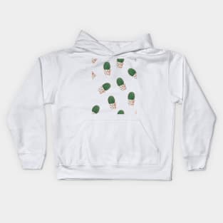 Cacti Heart Print Kids Hoodie